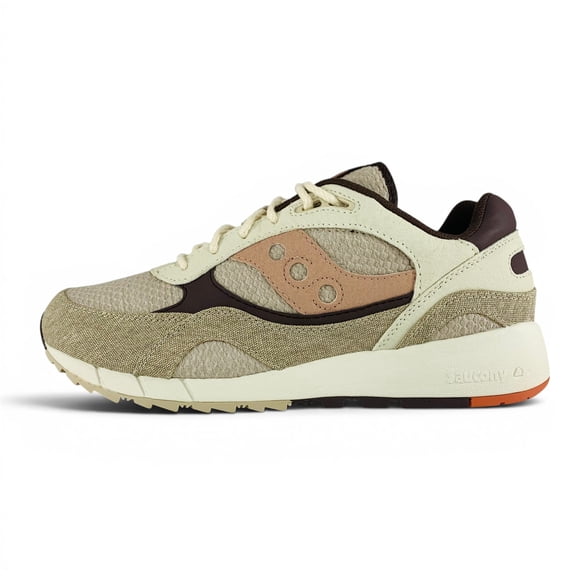 Saucony Shadow 6000 Vegan Beige Brown Men's Shoes Sneakers S70950-2, Men's U.S. Shoe Size 12
