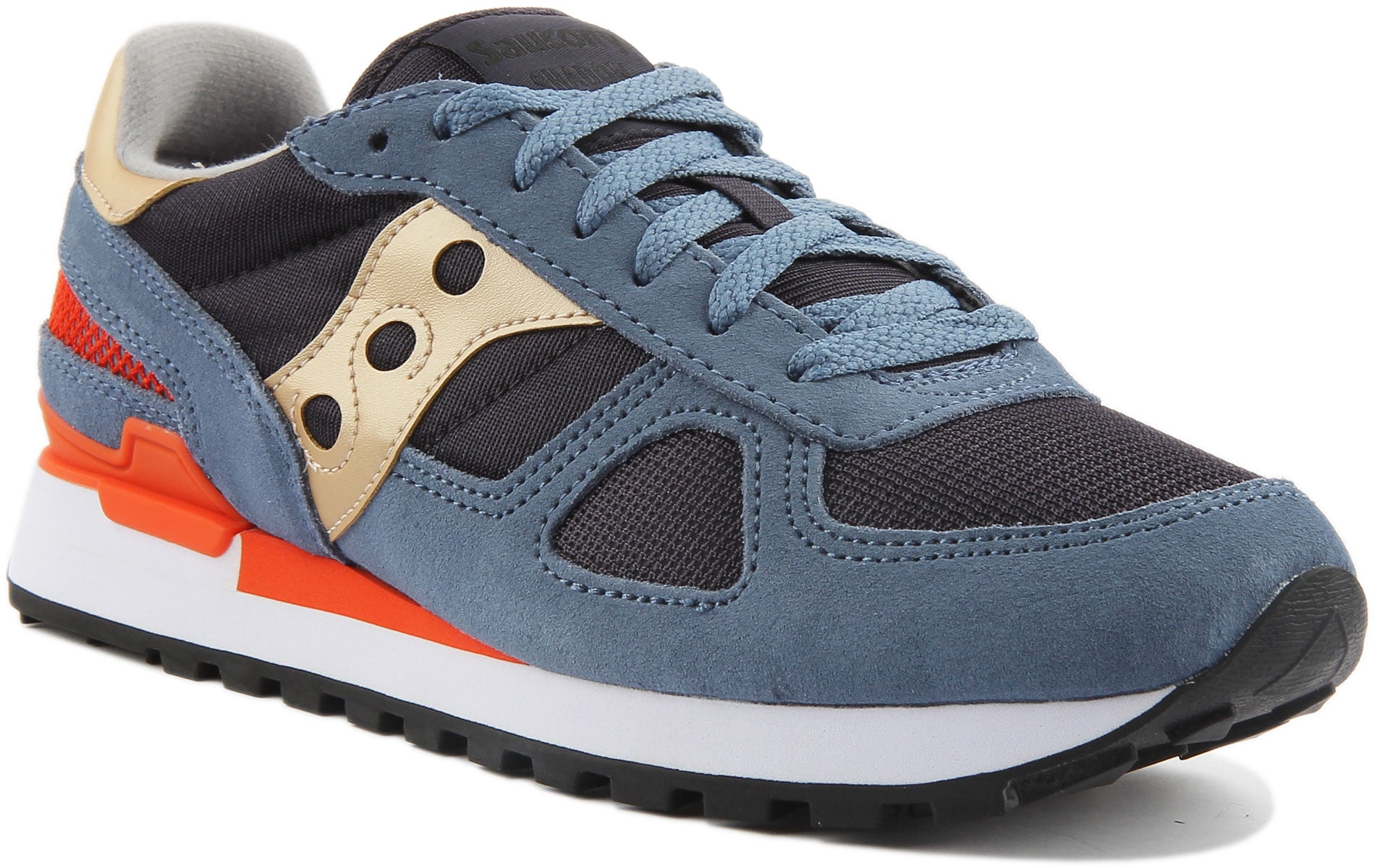Saucony Navy Suede and Mesh Retro Runners Faherty x Saucony Shadow 5000 - Dusk | Faherty Brand main image 2