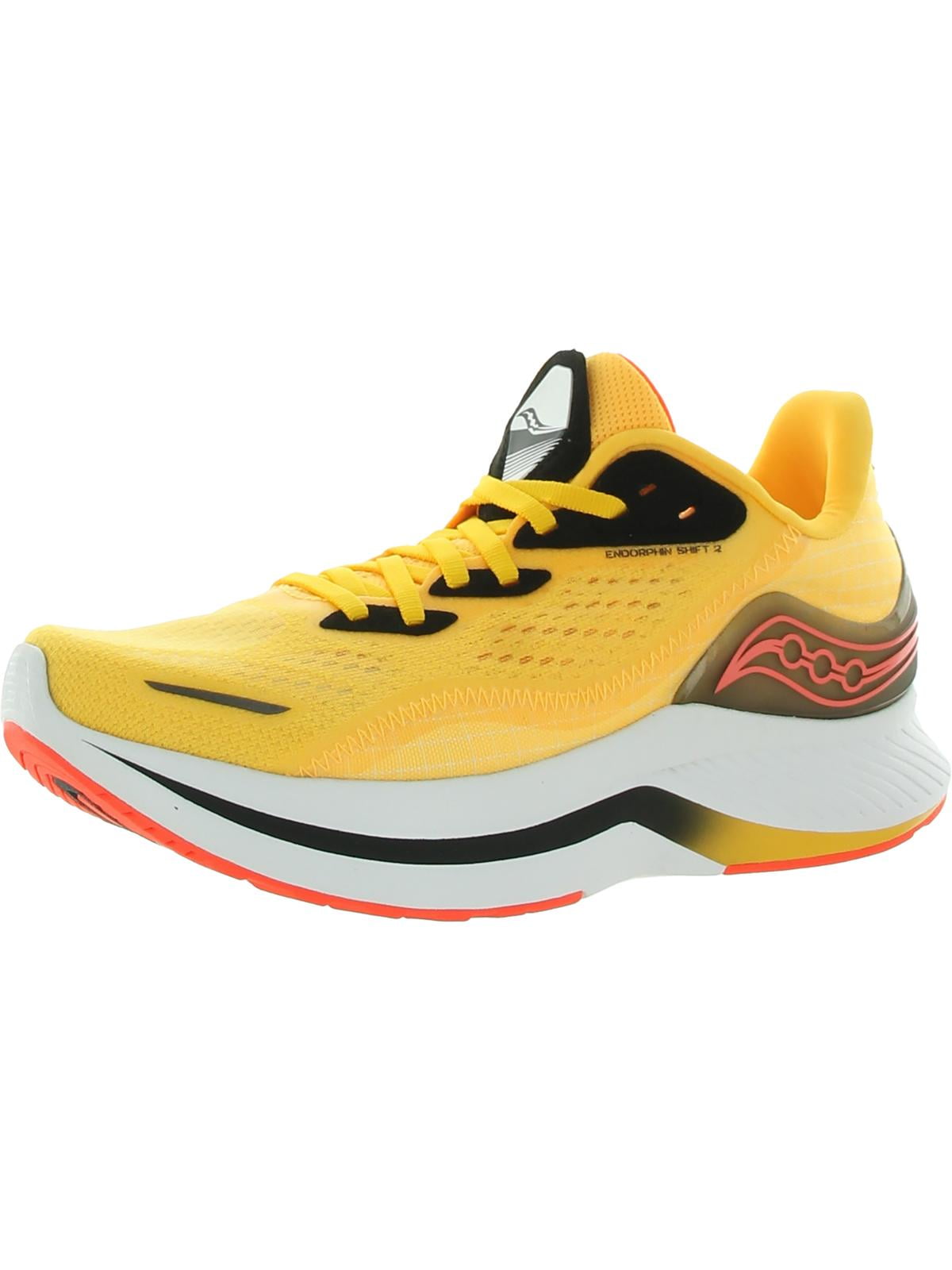 Saucony Women's Endorphin Shift 2 Running Shoe, VIZIGLD/VIZIRED, 8.5