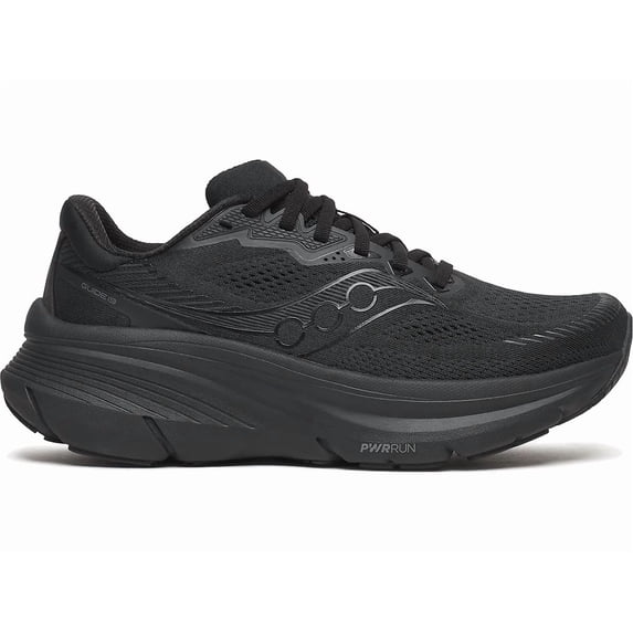 Saucony Women's Guide 19, Triple Black, 10, Medium