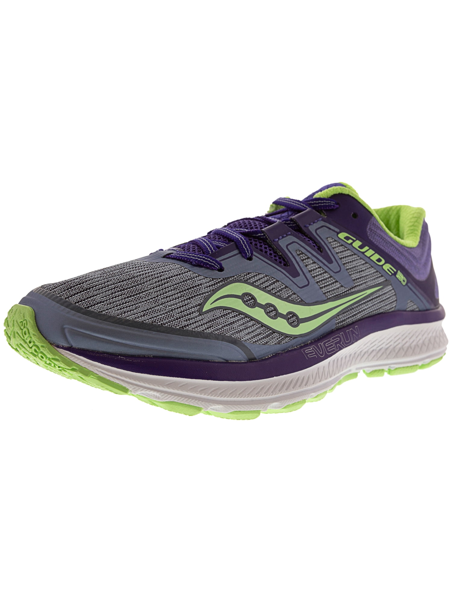 Saucony Women's Guide Iso Fog Purple Mint Ankle-High Mesh