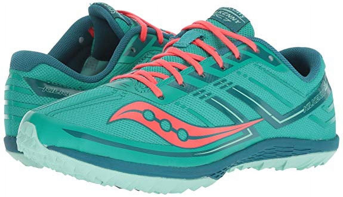 Saucony Women's Kilkenny XC7 Flat Track Shoe, Teal/red, 6 M US