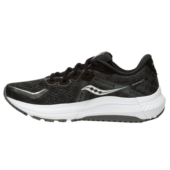 Saucony Women's Omni 20 Running Shoe, Black/White, 10.5