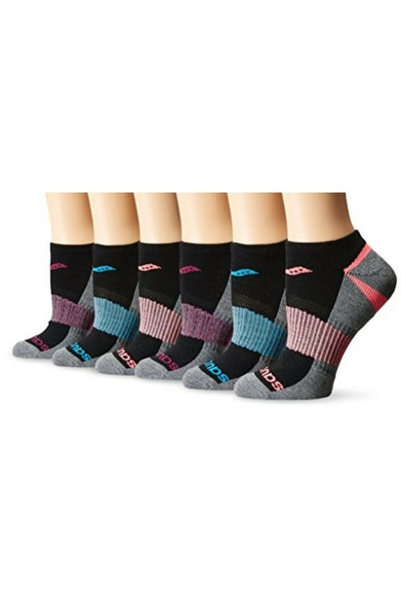 Women's Selective Cushion Performance No Show Athletic Sport Socks (6 & 12 Pairs)