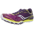 thumbnail image 1 of Saucony Women's Shay XC3 Spike Running Shoe,Purple/Yellow, 1 of 1