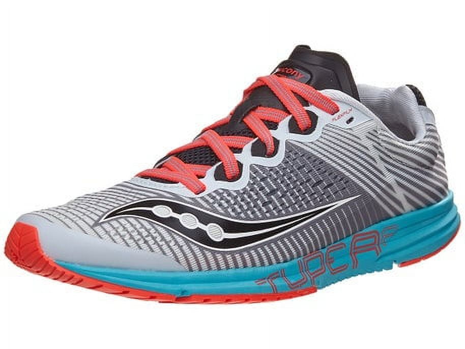 Saucony Women's Type A8 Running Shoes, White/Red/Blue, B(M) US