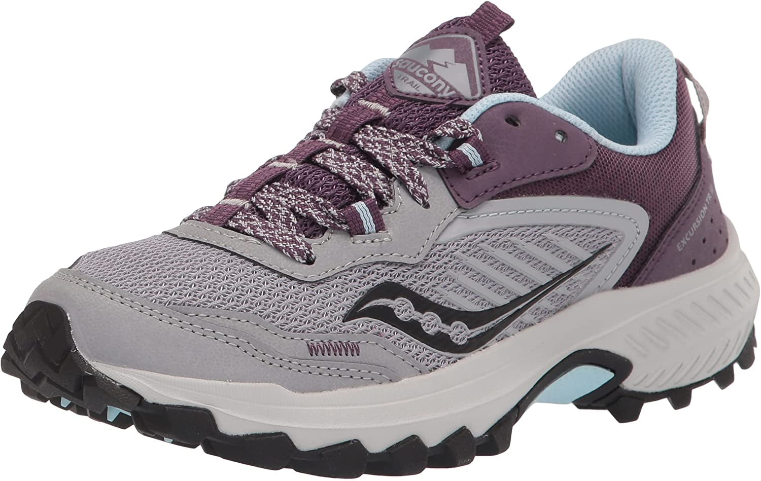 Saucony Womens Excursion Tr15 Trail Running Shoe 8 Alloy/Mauve ...