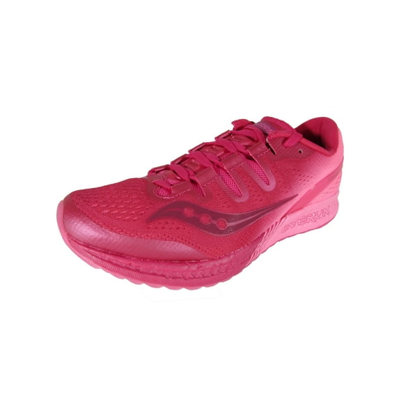 Saucony Womens Freedom ISO Running Sneaker Shoes, Berry/Pink, US 5