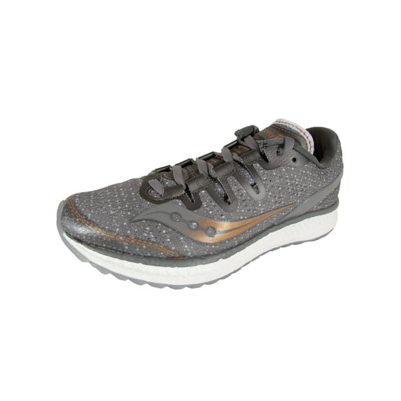Saucony Womens Freedom ISO Running Sneaker Shoes, Grey/Denim/Copper, US 6.5