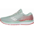 thumbnail image 1 of Saucony Womens Guide 13 Sneakers Runners Running Shoes - Sky Grey/Coral, 1 of 5
