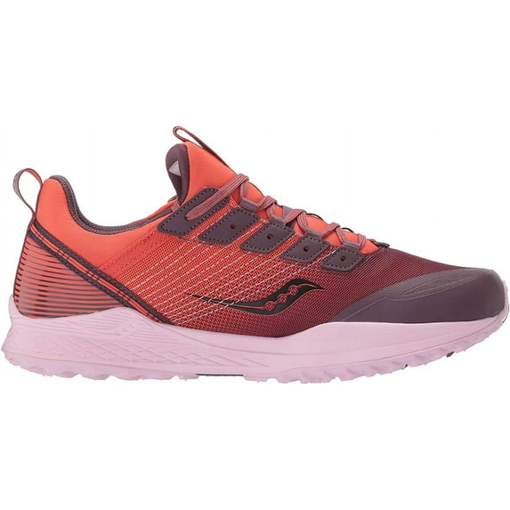 Saucony Womens Mad River TR Trail Running Shoe - Coral - 7.5