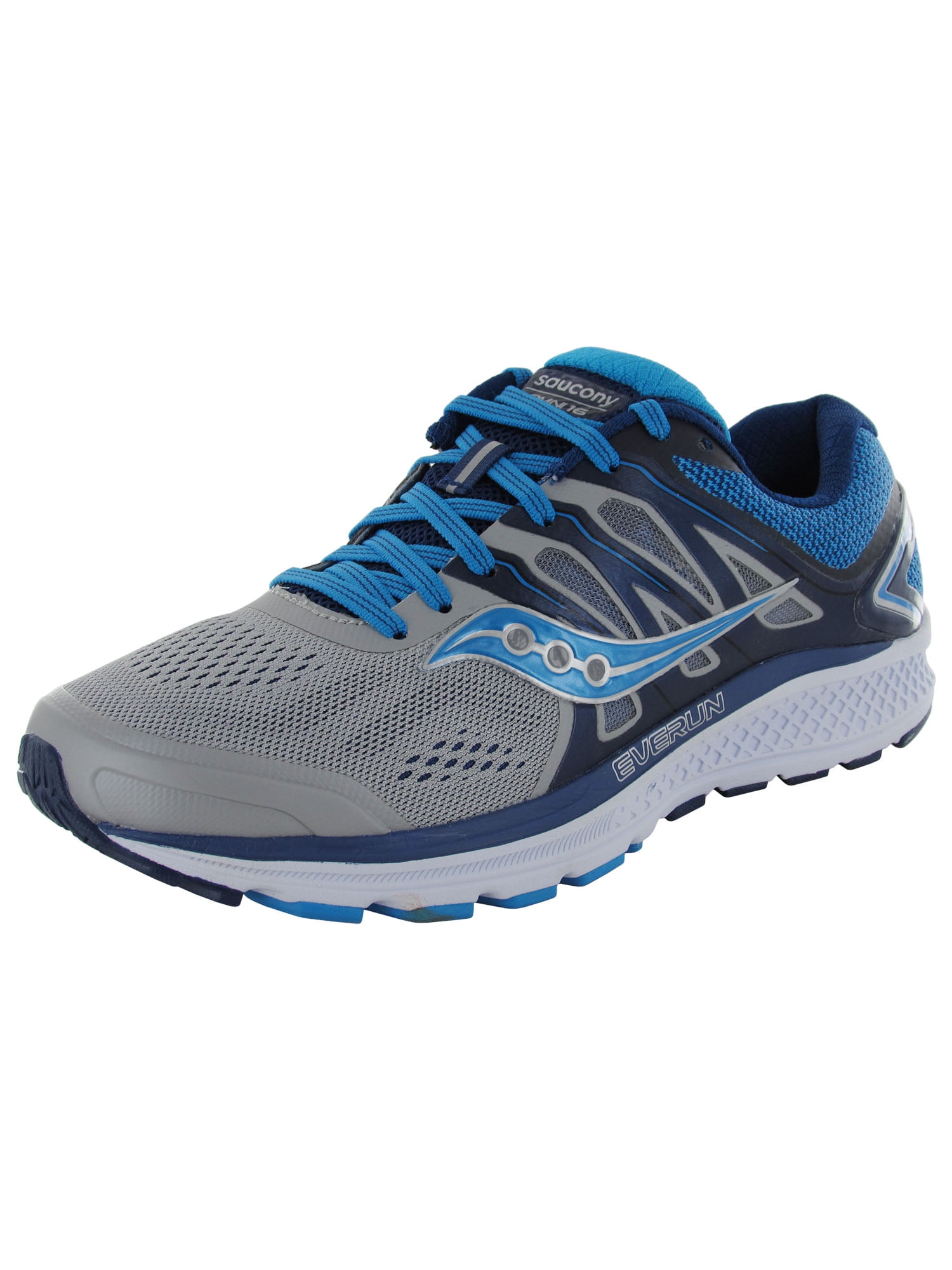 Saucony Womens Omni 16 Running Sneaker Shoes, Grey/Blue, US