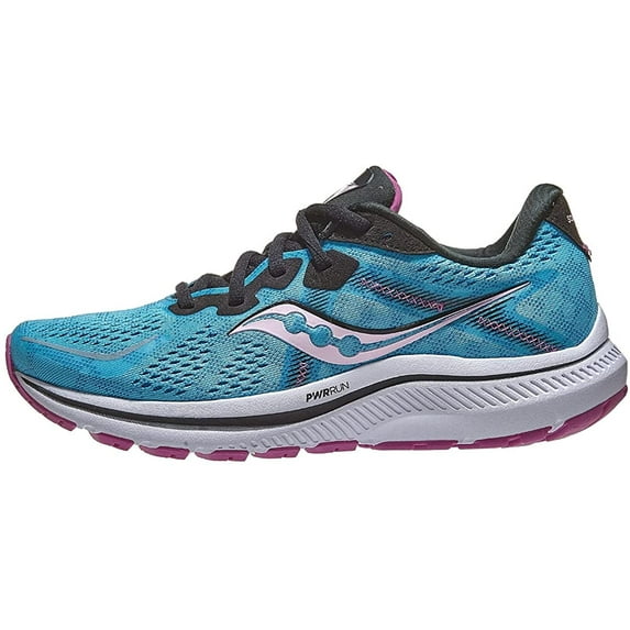 Saucony Womens Omni 20 Hiking Shoe 8 Blue Blaze/Raz