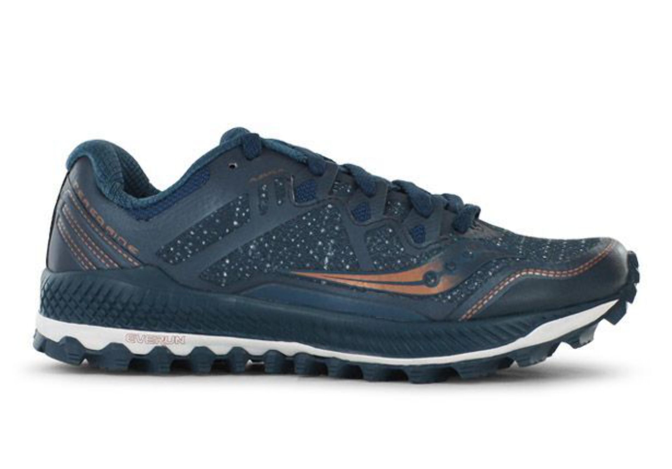 Saucony Womens Peregrine 8 Sneakers Runners Running Shoes Blue/Denim