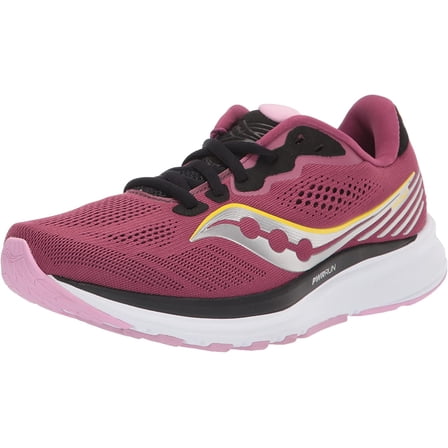 Saucony Womens Ride 14 Running Shoe 10 Quartz/Vizigold