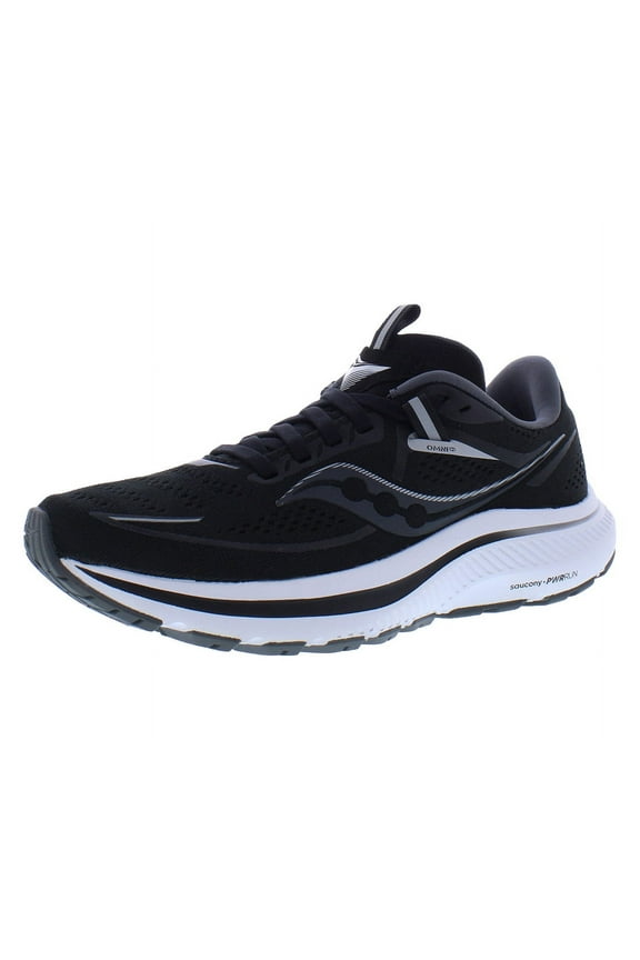 mens Omni 21 Running Shoe, Black/White, 7.5 US