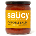 thumbnail image 1 of Saucy Gourmet Chipotle Salsa, Gluten Free, 15.5 oz Jar, 1 of 8