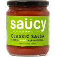 thumbnail image 1 of Saucy Gourmet Mild Salsa, Gluten Free Chip Dip, 15.5 oz Jar, 1 of 9