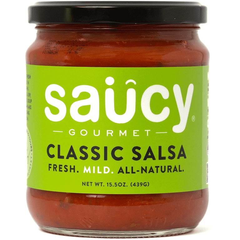 Saucy Gourmet Salsa, Mild Classic Salsa with Farm Fresh