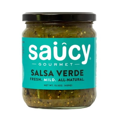Saucy Gourmet Salsa Verde 15.5 oz (Pack of 6)