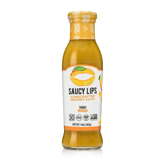 Saucy Lips: Tangy Mango Handcrafted Gourmet Sauce, 10 Oz