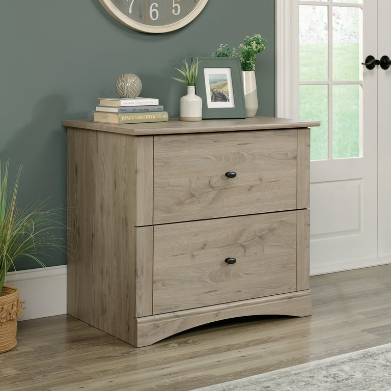 Sauder 2 Drawer Lateral File Cabinet Laurel Oak Finish