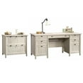 thumbnail image 1 of Sauder 2 Piece Office Set with Executive Desk and File Cabinet in Chestnut, 1 of 5