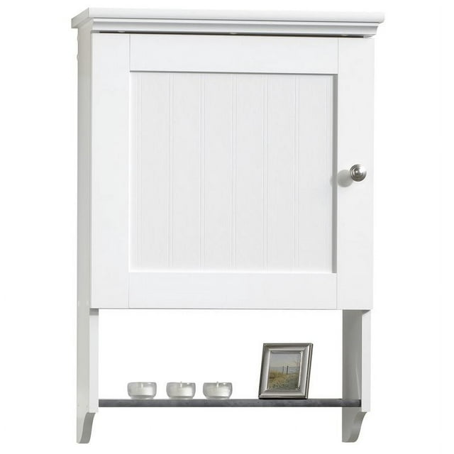 Sauder 414061 Caraway Wall Cabinet, Soft White® Finish