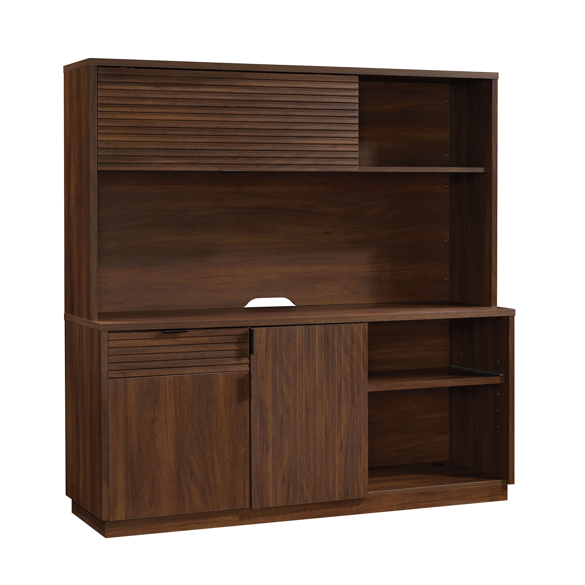 Sauder 426915 Englewood Large Hutch, Spiced Mahogany™ Finish