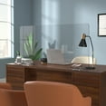 Sauder 48" Plastic Shield for Desks, Clear Transparent Finish
