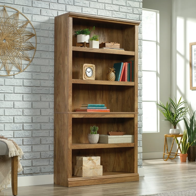Sauder Select 5 Shelf Bookcase Sindoori Mango