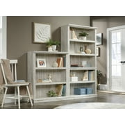 Sauder 5 Shelf Bookcase, White Plank Finish