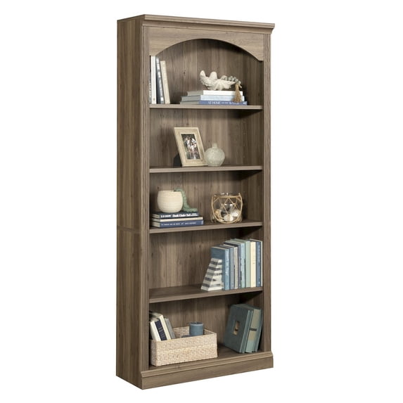 Sauder Miscellaneous Storage Bookcase, Salt Oak finish