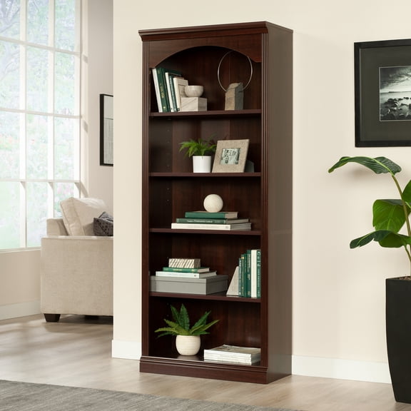 Sauder Miscellaneous Storage Engineered Wood Bookcase Select Cherry