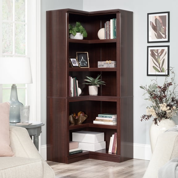 Sauder Miscellaneous Storage Engineered Wood Bookcase Select Cherry