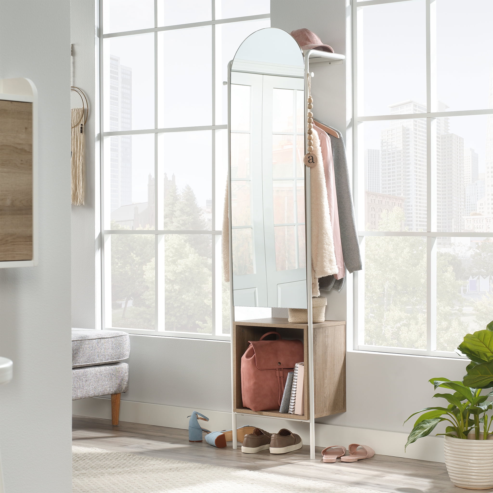 Anda norr white entryway storage organizer hotsell
