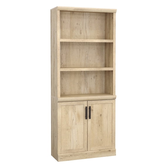 Sauder Aspen Post 5-Shelf Library Bookcase Bookcase, Prime Oak Finish