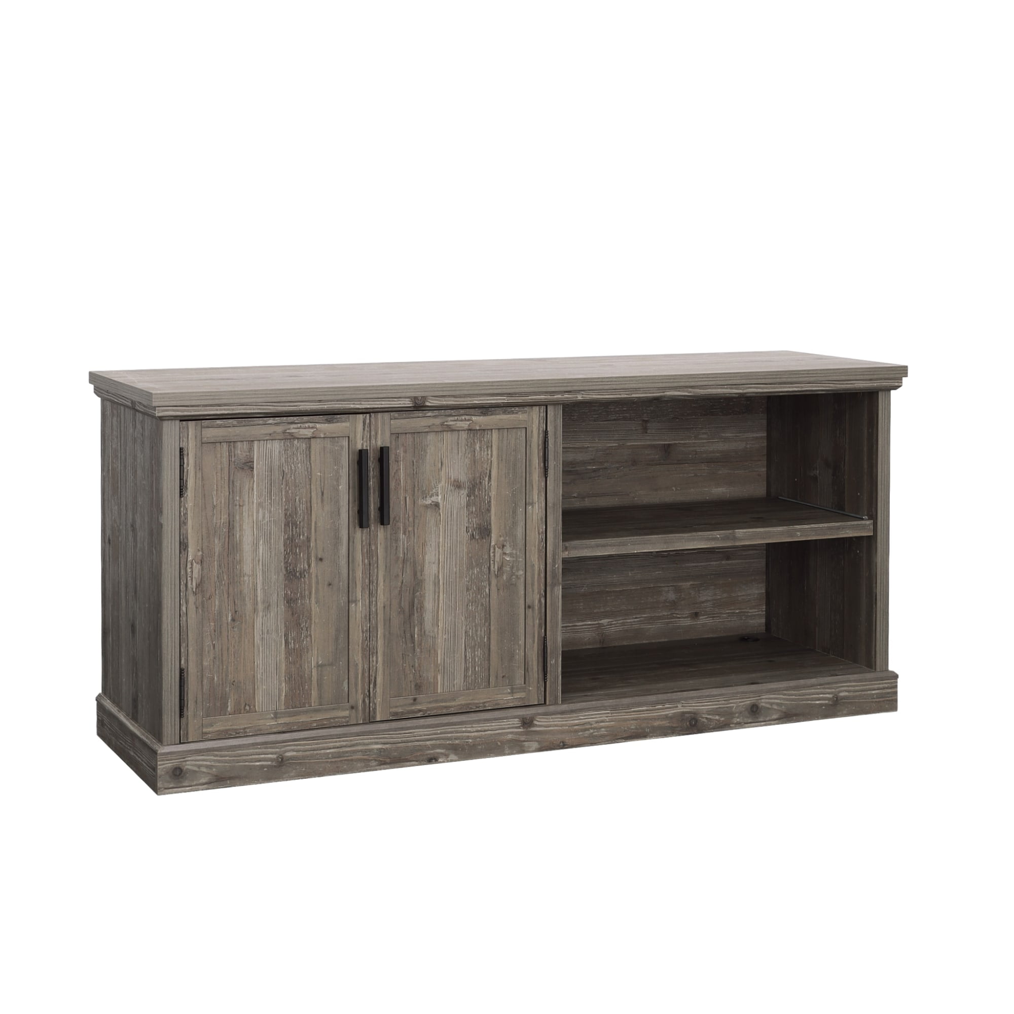 Pebble Pine Large Office Credenza with Adjustable Shelf