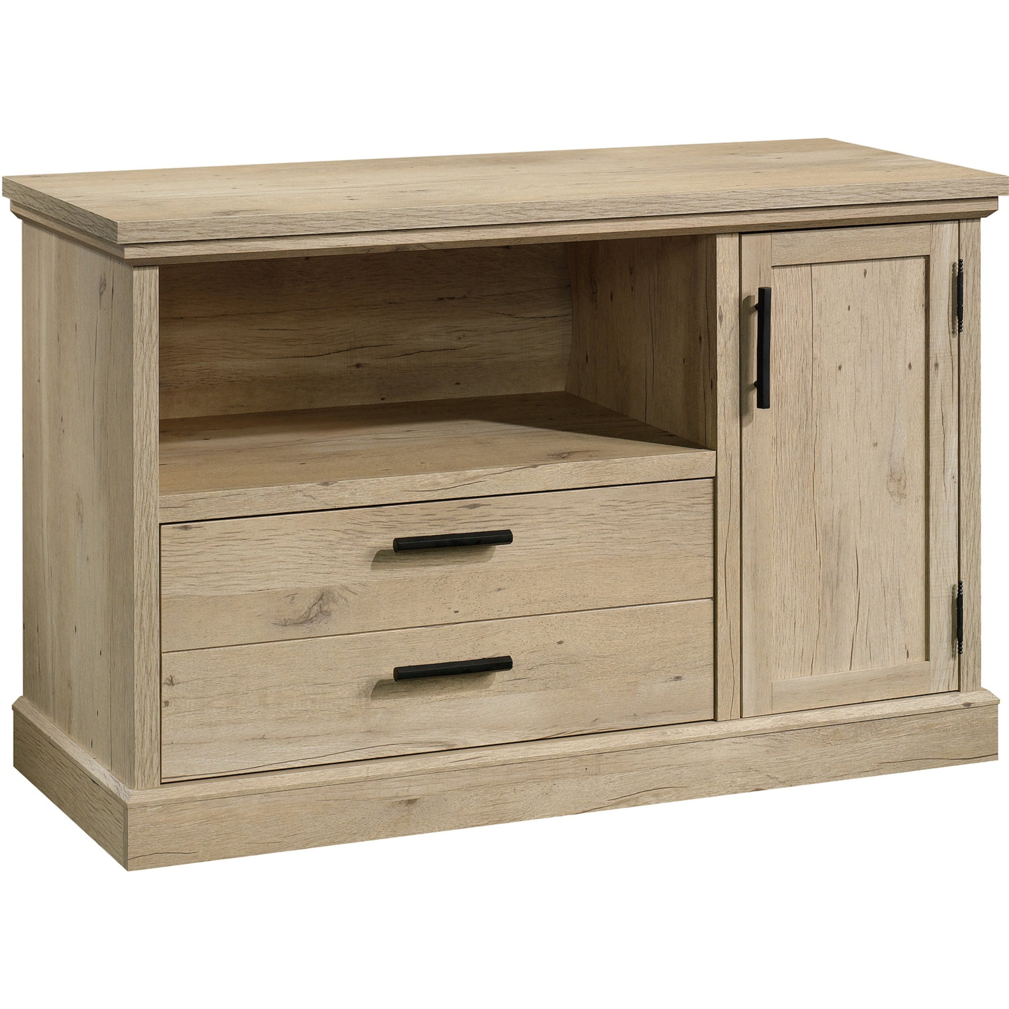 Prime Oak Lateral File Cabinet Credenza with Adjustable Shelf