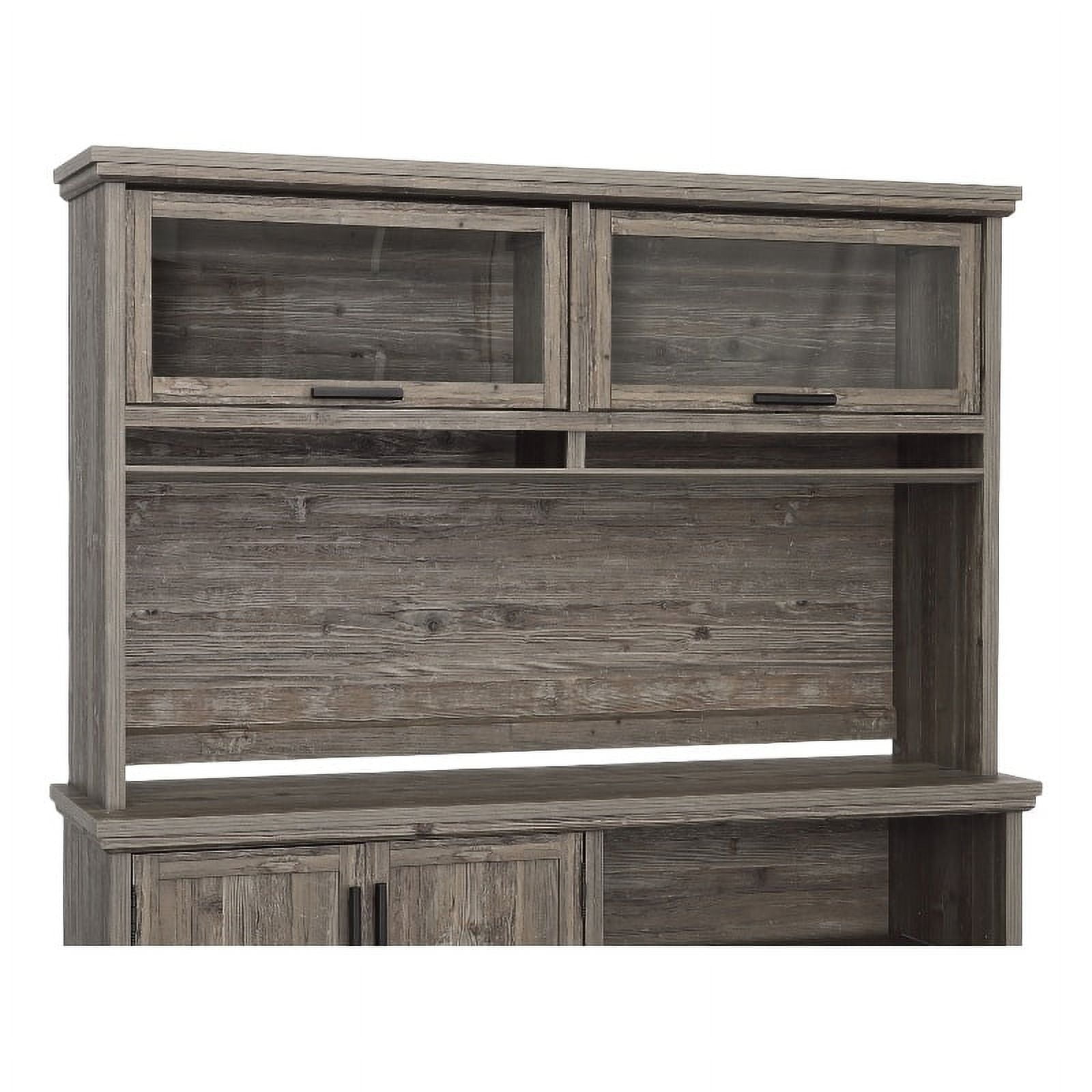 Sauder Aspen Post Office Storage Hutch In Pebble Pine Walmart