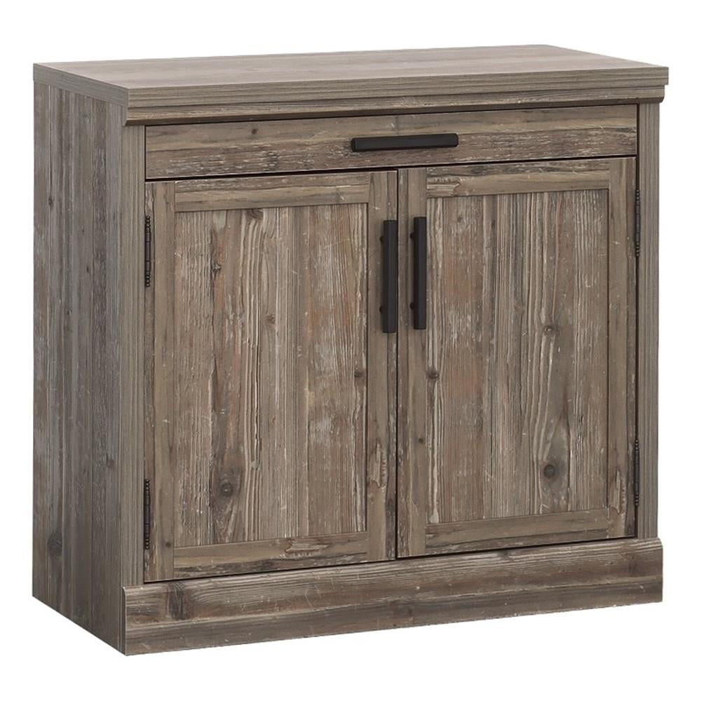 Pebble Pine Office Cabinet with Adjustable Shelving