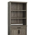 thumbnail image 1 of Sauder Aspen Post Engineered Wood Library Hutch in Pebble Pine/Brown Finish, 1 of 9