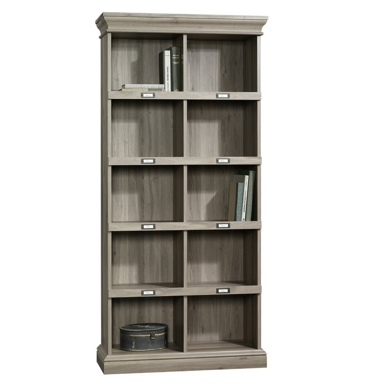 Sauder Barrister Lane Tall Bookcase Salt Oak Finish