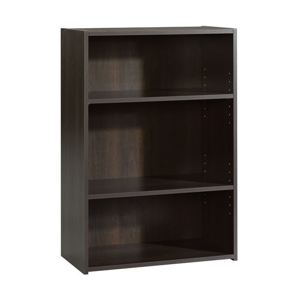 Sauder Beginnings 3-Shelf Bookcase, Cinnamon Cherry Finish