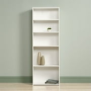Sauder Beginnings 5 -Shelf Bookcase, Soft White Finish