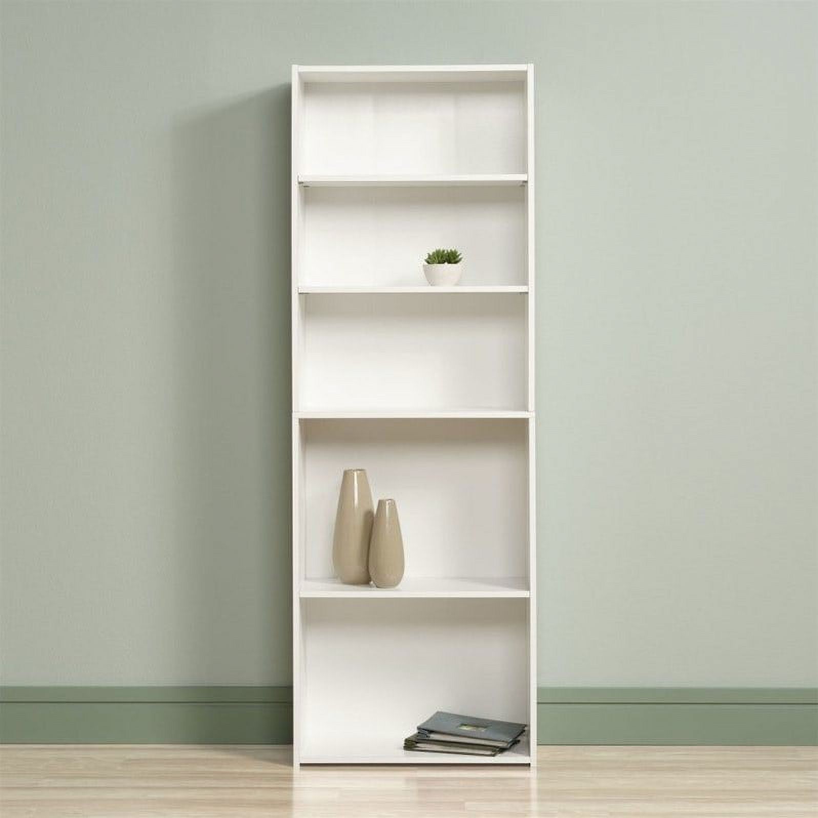Sauder Beginnings 5 -Shelf Bookcase, Soft White Finish - image 1 of 9