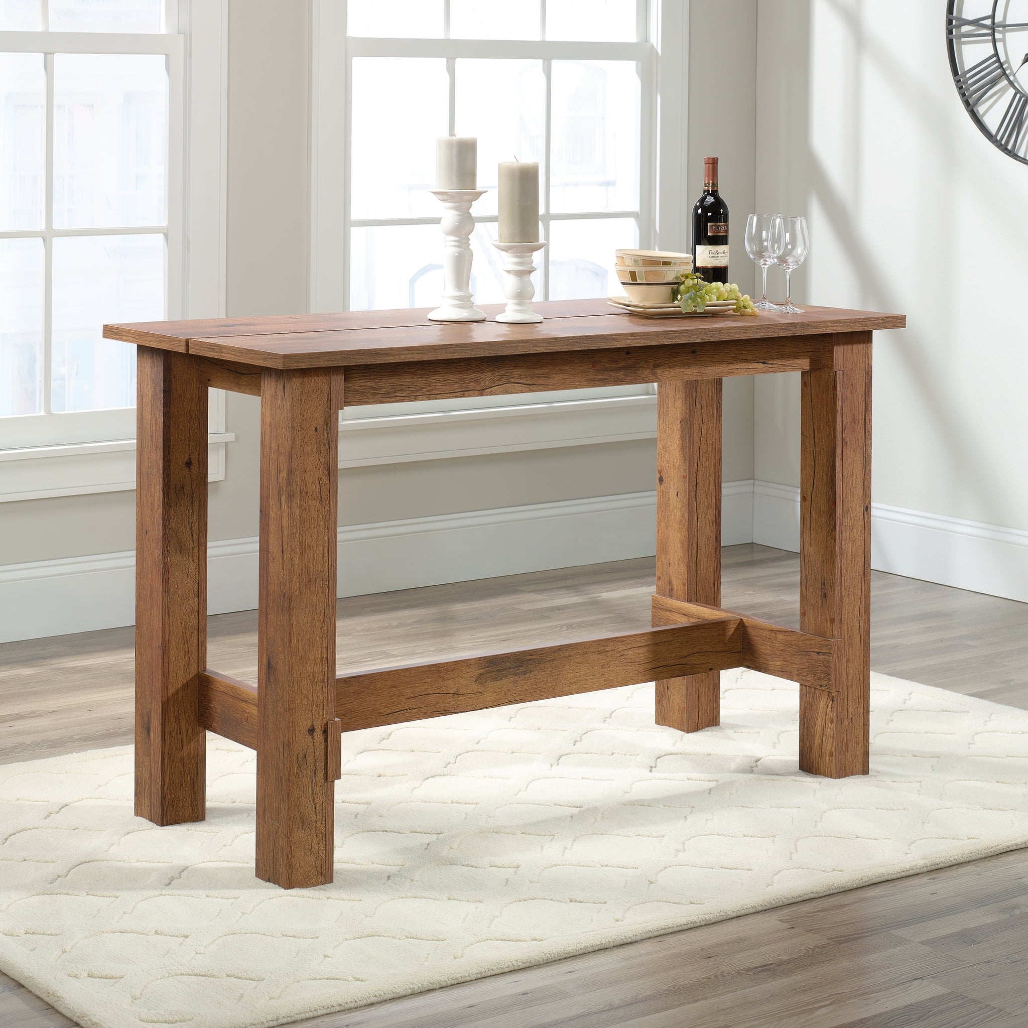 Sauder boone mountain counter height table deals
