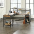 thumbnail image 1 of Sauder Boulevard Cafe L-Shaped Desk, Vintage Oak Finish, 1 of 7