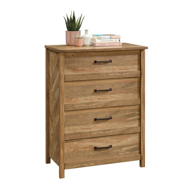 Sauder Cannery Bridge 4Drawer Dresser, Sindoori Mango Finish