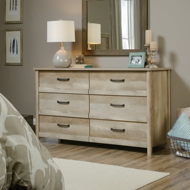 Sauder Cannery Bridge 6-Drawers Double Dresser, Lintel Oak Finish